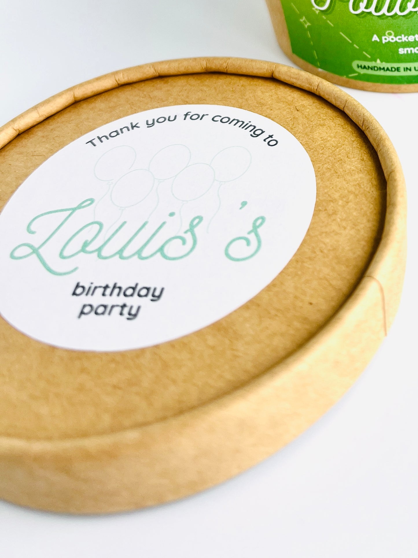 Kids Party Mini Goodie Bag personalised