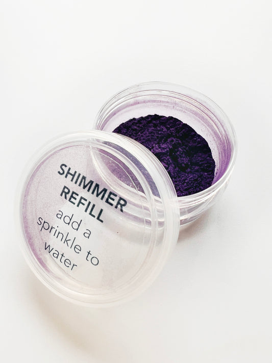 Shimmer Swirls - Purple