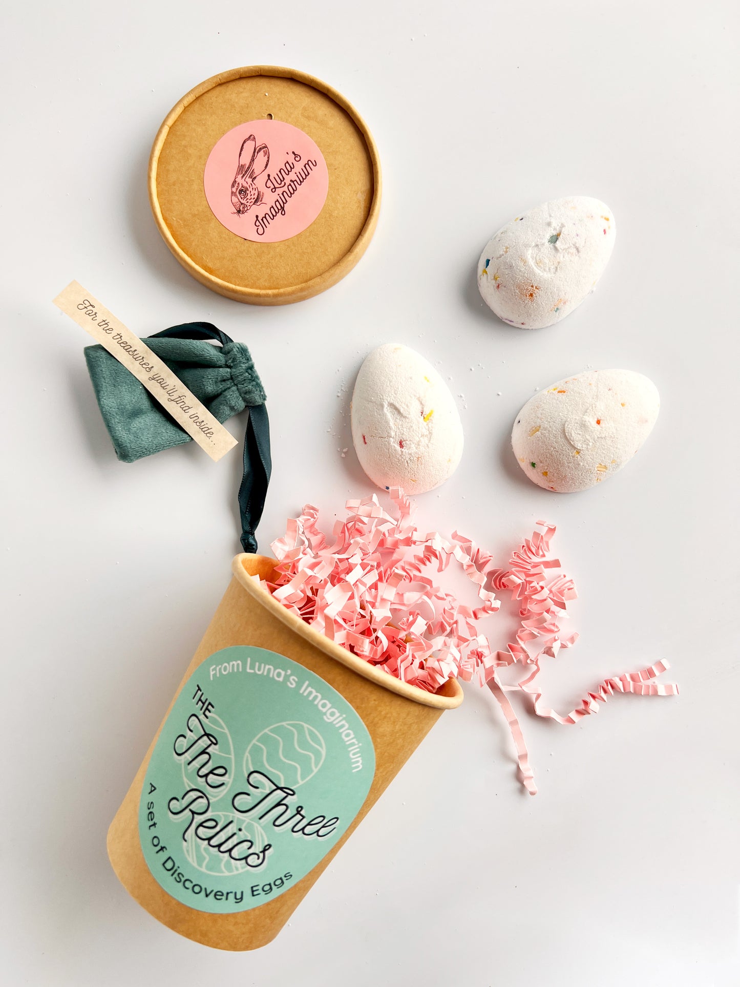 The Three Relics: A set of Discovery Eggs