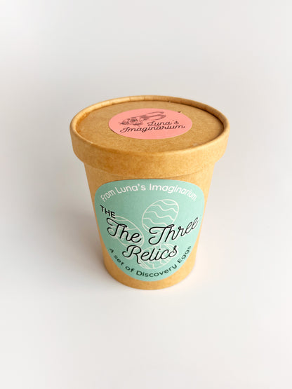 The Three Relics: A set of Discovery Eggs