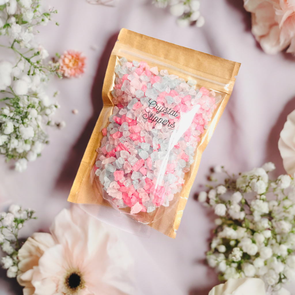 Crystal Slippers Refill – Large Pastel Salt Crystals for Magical Potion Play